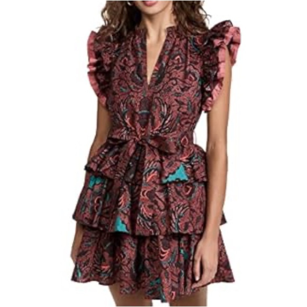 Ulla Johnson Honoria Ruffle Tiered Mini Dress